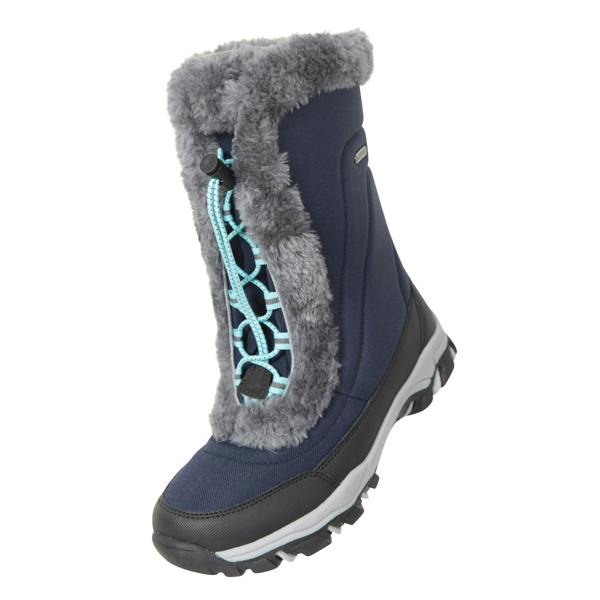 Mountain Warehouse Childrens/Kids Ohio Snow Boots - Navy - 