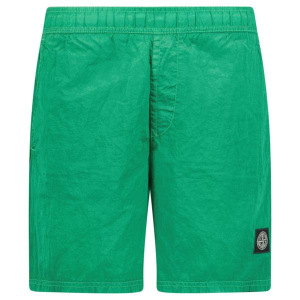 Stone Island Nylon Metal Swim Shorts Green - chancefashionco