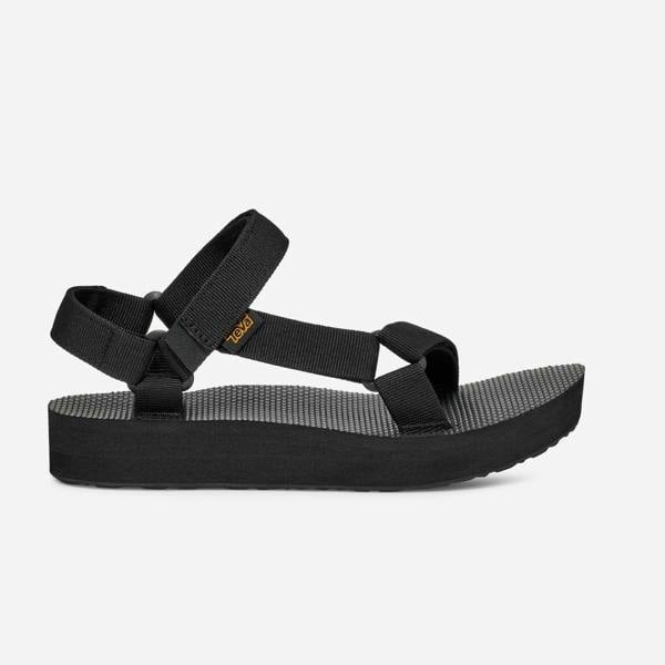 Teva MIDFORM UNIVERSAL Platform Sandals in Black