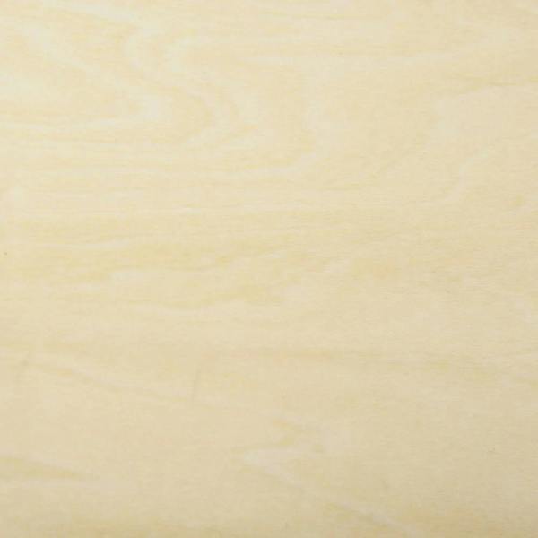 Natural wood wobble board surface close-up, smooth curved plank