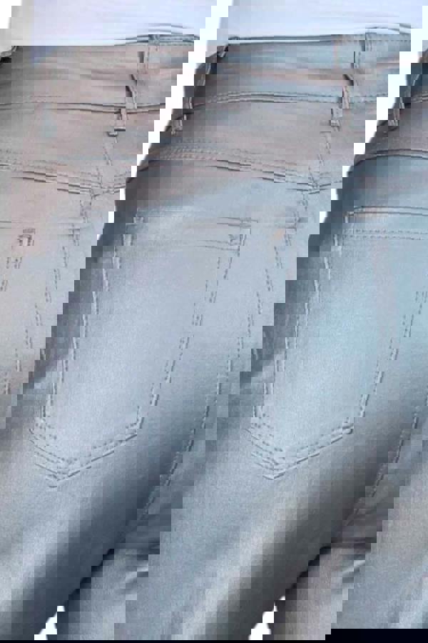 Paulo Due Womens Metallic Coated Wide Leg Jeans