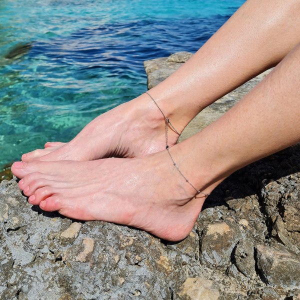 Gold Trip Satellite Chain Anklet