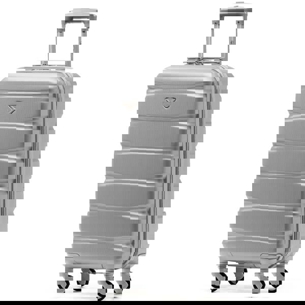 Flight Knight 55x35x20cm Cabin Carry Bag Hard Shell Suitcase 100+ Airline Approved