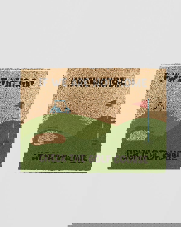 Check The Golf Course Doormat (60 x 40cm)