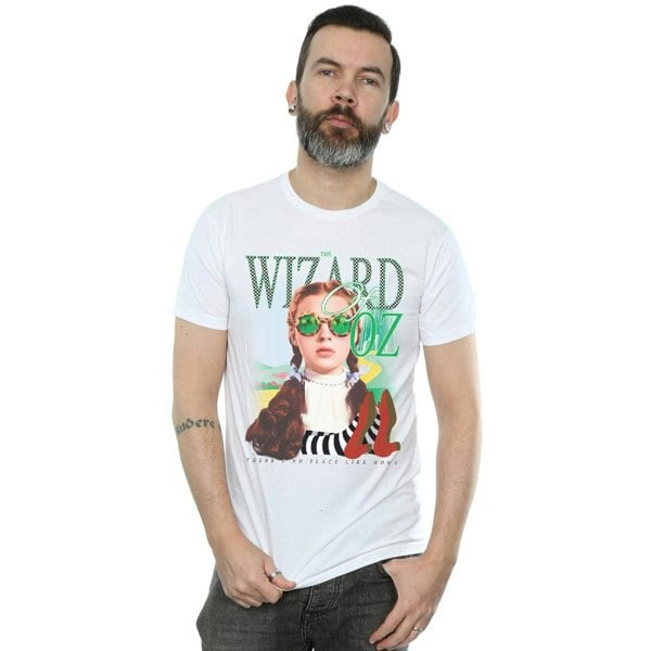 The Wizard Of Oz Mens No Place Checkerboard T-Shirt - White