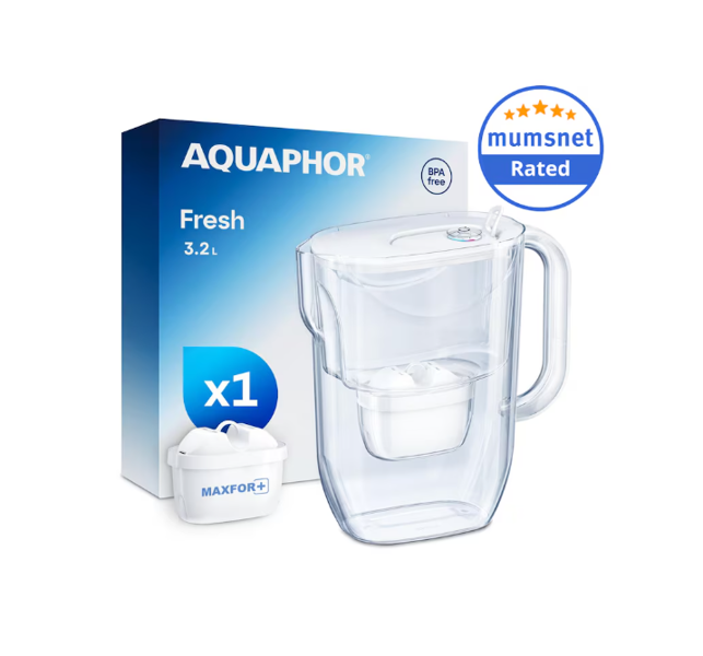 AQUAPHOR 3.2L Fresh White with 1 x 200 litre Maxfor+ Filter