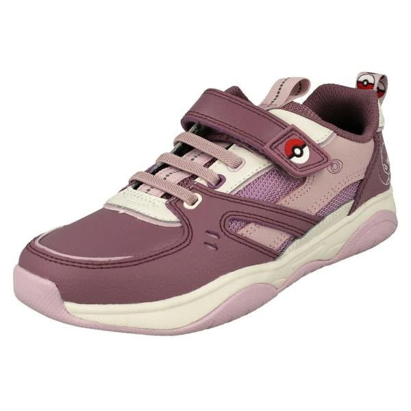 Clarks Childrens Pokémon By Clarks Character Detailed Trainers Grip Pearl