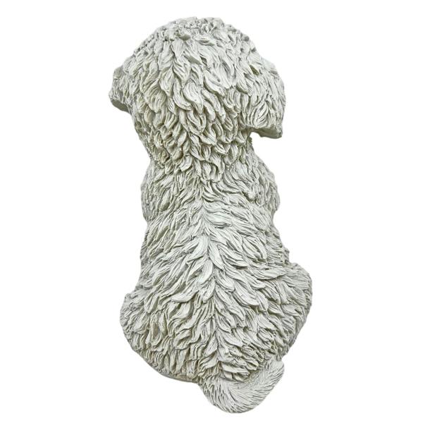 Farmwood Bichon Frise Puppy Dog Garden Animal Statue
