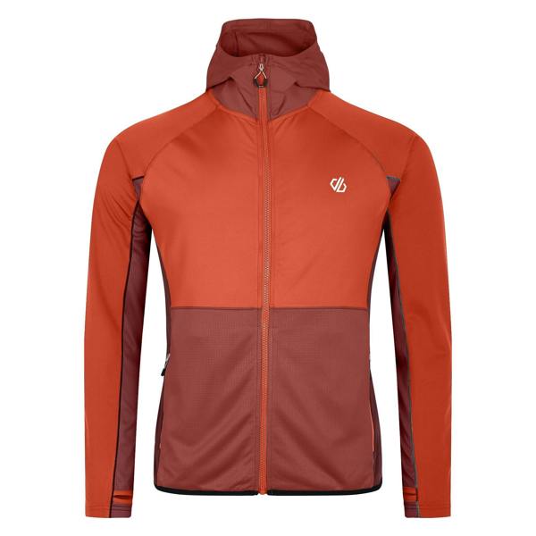 Dare 2B Mens Assimlilate II Core Stretch Midlayer - Cinnamon/Syrah Red