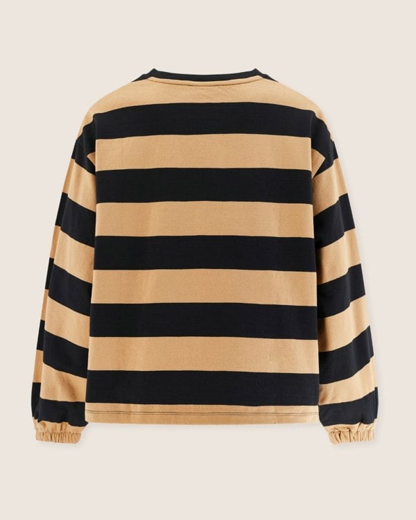 Organic cotton Ivy Multicolour Stripe Print Sweatshirt- image 4