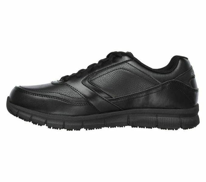 Skechers Nampa Mens Lace Up Slip Resistant Work Trainers Shoes