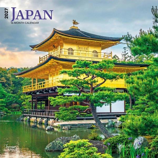 Japan Calendar 2027, Wall Calendars, Month To View, Travel, Gift