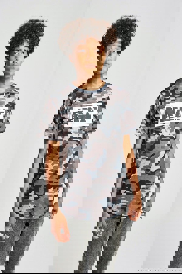 Beat Boyz Club Freestyle T-Shirt - Grey Camo