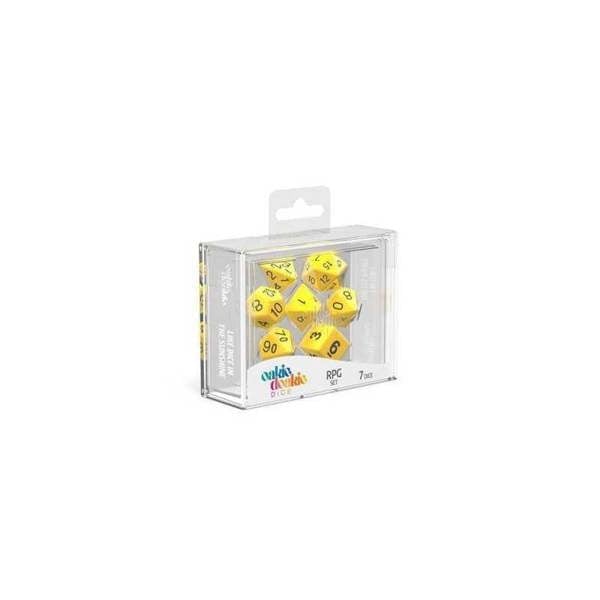 Oakie Doakie RPG Solid Yellow 7 Dice Set