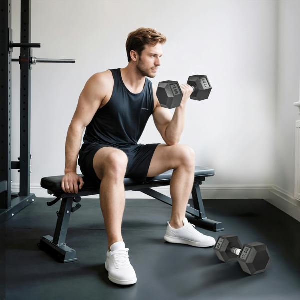 Rubber Dumbbell