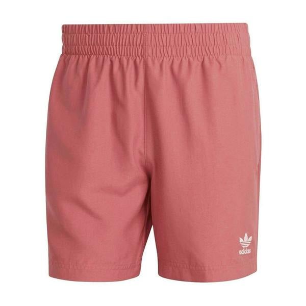 Adidas Mens Solid Swim Shorts - Pink - 