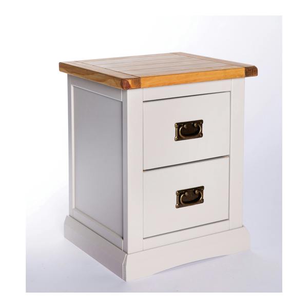 Cabinet Bits Loreo 2 Drawer Bedside Table