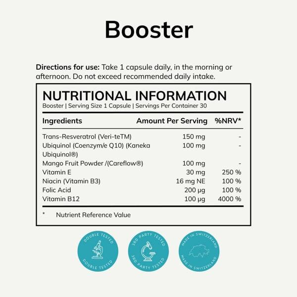 AVEA Vitality Bundle | NAD Vitaliser + NAD Booster Supplement| Swiss Quality | NAD Supplement | Antioxidants | Replenish NAD Level