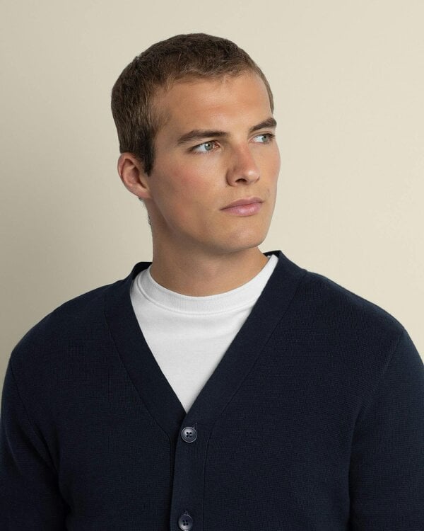 Larsson & Co Milano Knit V-Neck Cardigan