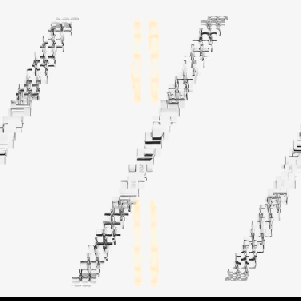 Sekonda Monica Silver & Rose Gold Plated Stone Set Watch 40643