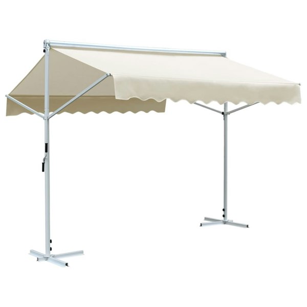 Berkfield Free Standing Awning 3x3 m Cream