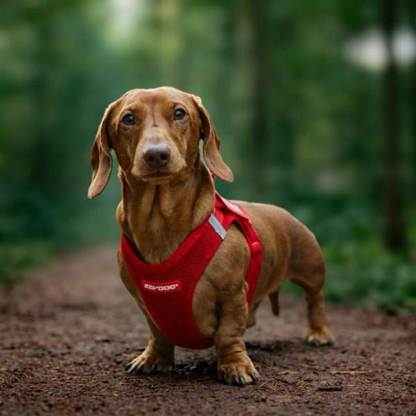 EzyDog FORMFIT® Mesh Dog Harness in Red