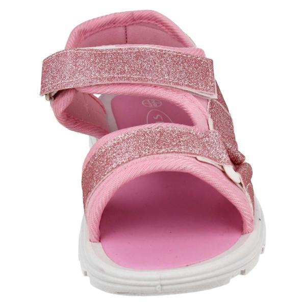 Spot On Girls Spot On Hook & Loop Strap Glitter Sandals H0366