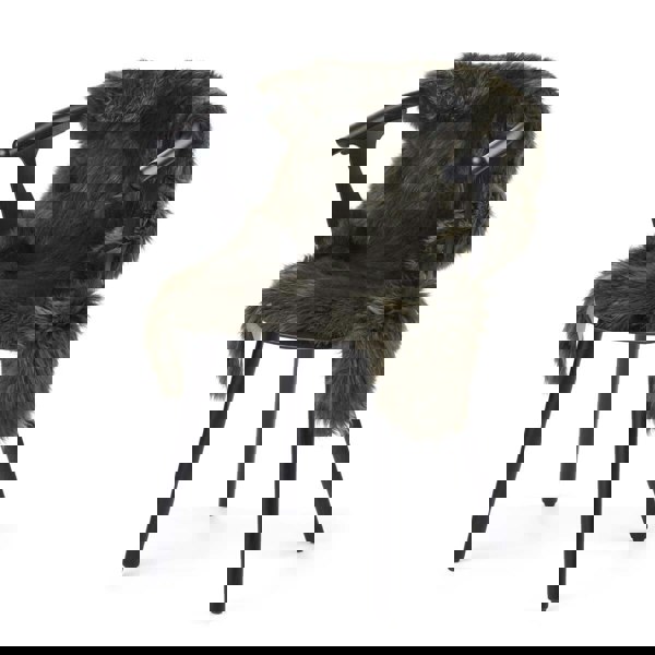 New Zealand Sheepskin | Long Wool | 100 cm Hedge Green