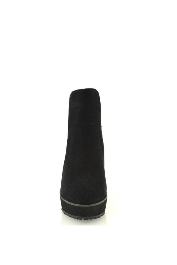 XY LONDON High Wedge Heel Platform Ankle Boots