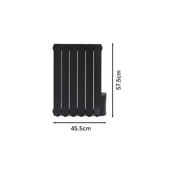 69-101 W Oil Filled Space Heaters Electric Radiator Heater with LCD Thermostat Space Heaters Living and Home 455*575*80mm