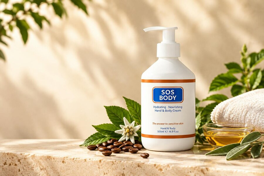 SOS Serum Skincare SOS Body - Hand & Body Lotion 500ml