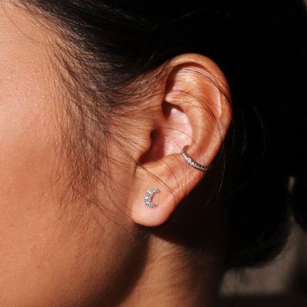 Gold Trip Crystal Ear Cuff