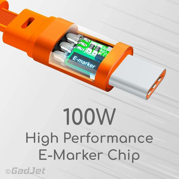 Retractable USB-C Charge & Sync Cable