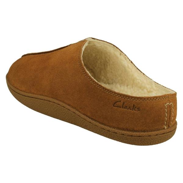 Clarks Mens Clarks Warm lined Mule Slippers Home Mule