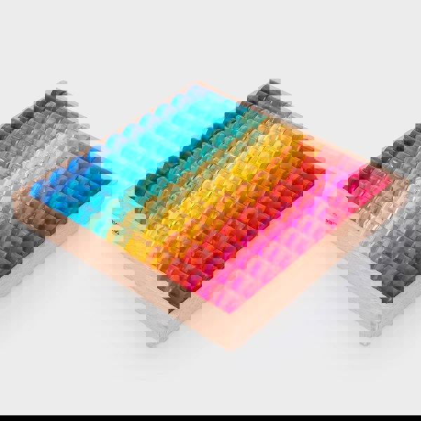 tickit Gem Circle Mirror Tray