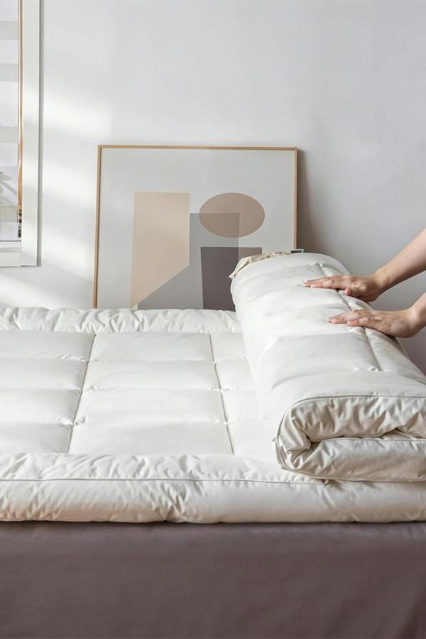 Living and Home 10cm Comfortable Quilted Mattress Topper
