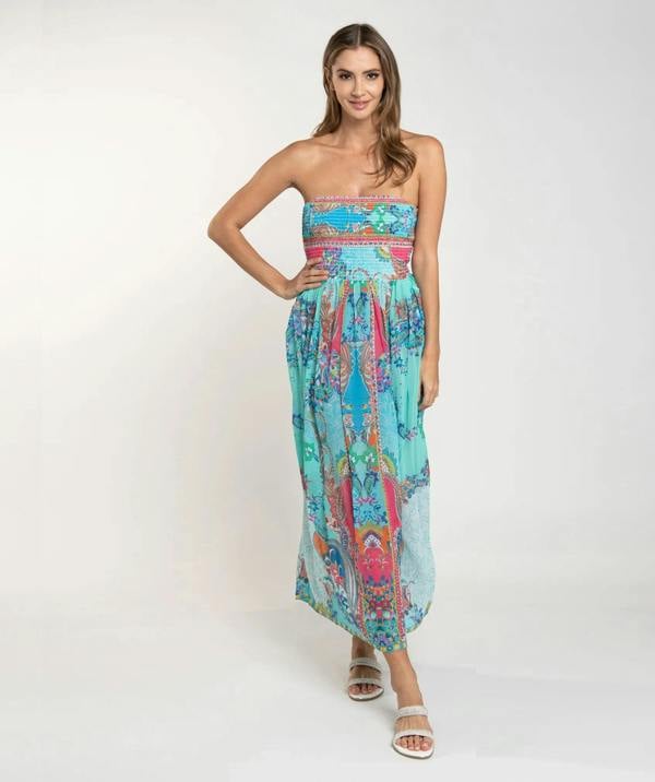 Pia Rossini Cancun - Strapless Maxi Beach Dress