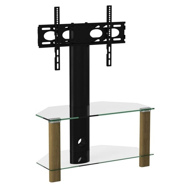 Dorel Home Century cantilever TV-Stand in light oak