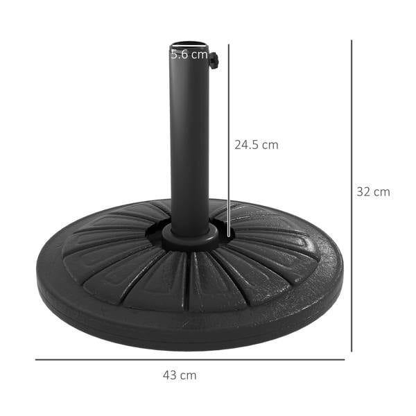 Center Pole Umbrella Base