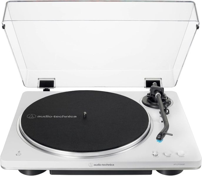 Audio Technica Audio-Technica AT-LP70XBT Fully Automatic Wireless Belt-Drive Bluetooth Turntable - Free Gift RRP 20!