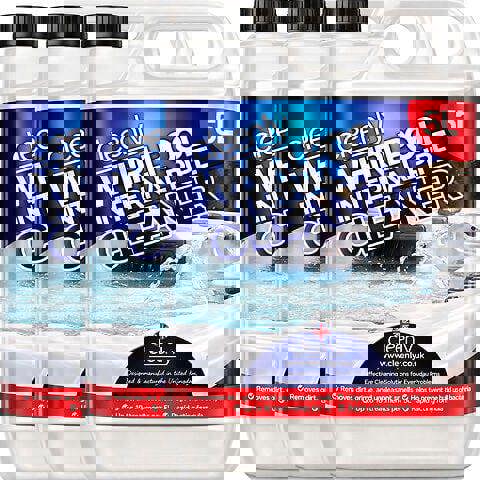 Cleenly Whirlpool Internal Pipe Cleaner Removes Dirt Grime Oil & Odours from Hot Tub Spa and Pool Pipework (15 Litre)