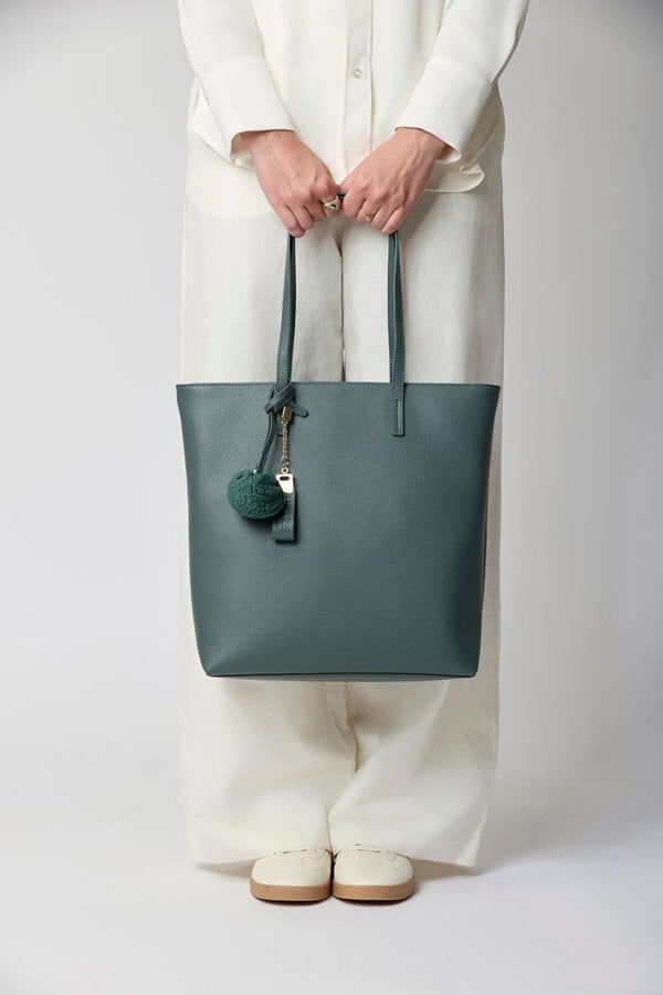 Juliana Shopper Bag  Blue Grey