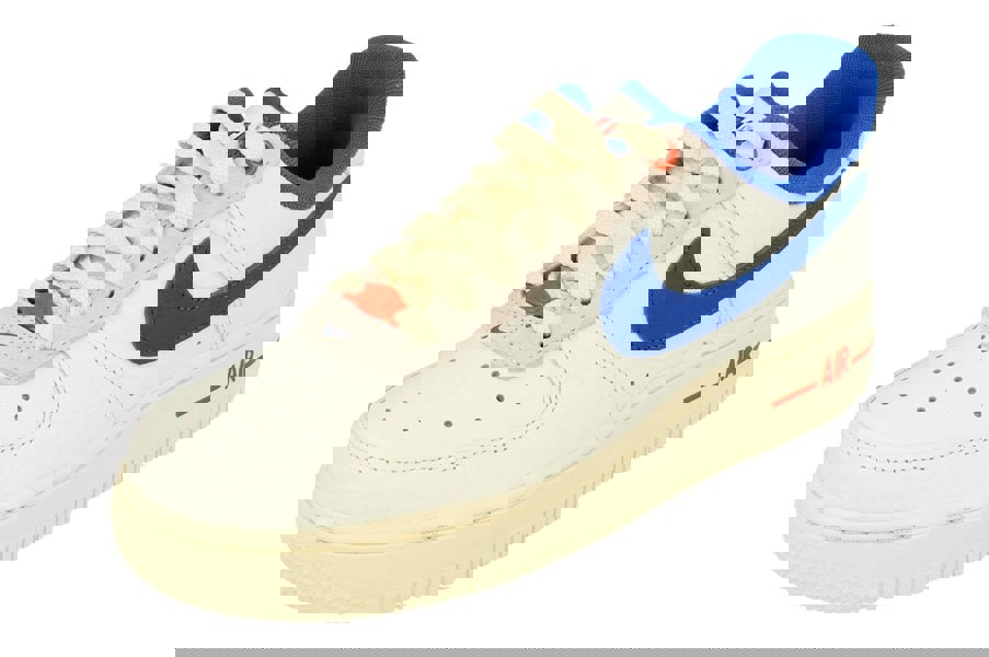 Nike Womens Air Force 1 07 Lx Trainers Dr0148  100 - Summit White Hyper Royal 100 - Photo 0