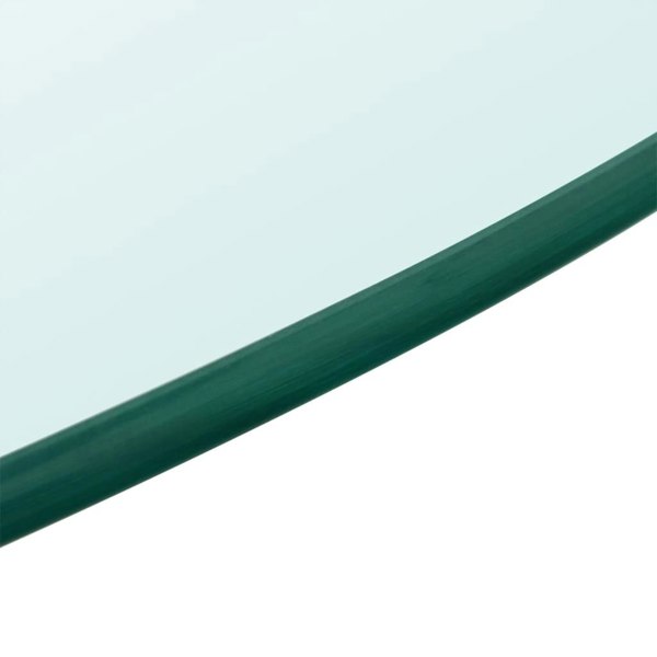 Berkfield Table Top Tempered Glass Round 600 mm