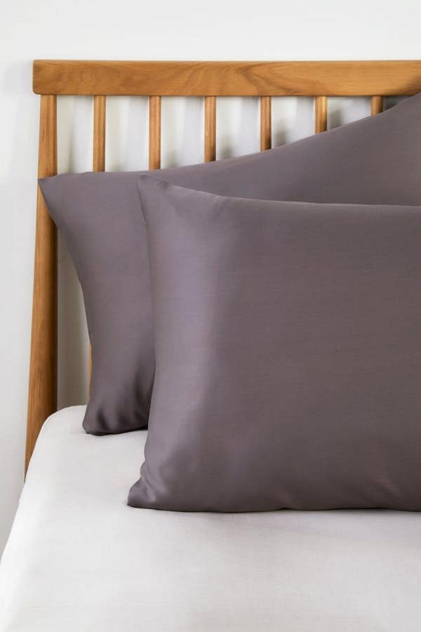 Bamboo Housewife Pillowcases in Smoke Grey - Pillowcases & Shams