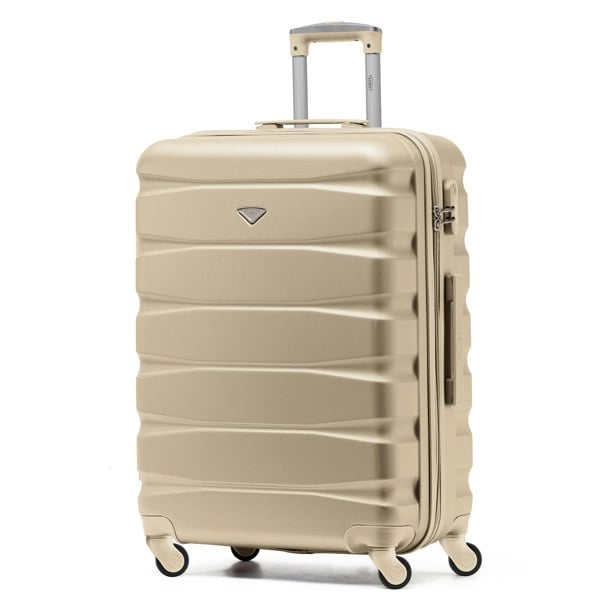 Flight Knight 25" Medium Suitcase Check-in Hold Luggage Hard Shell 4 Wheels TSA Lock