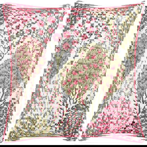 Wylder Ophelia Jacquard Floral Cushion Cover - Rednut