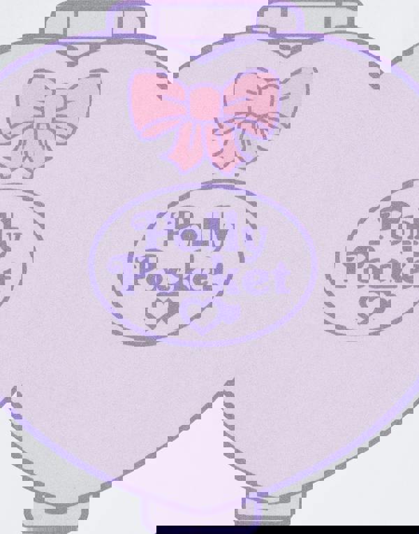 Polly Pocket Womens White Pocket Sized Short Sleeved T-Shirt