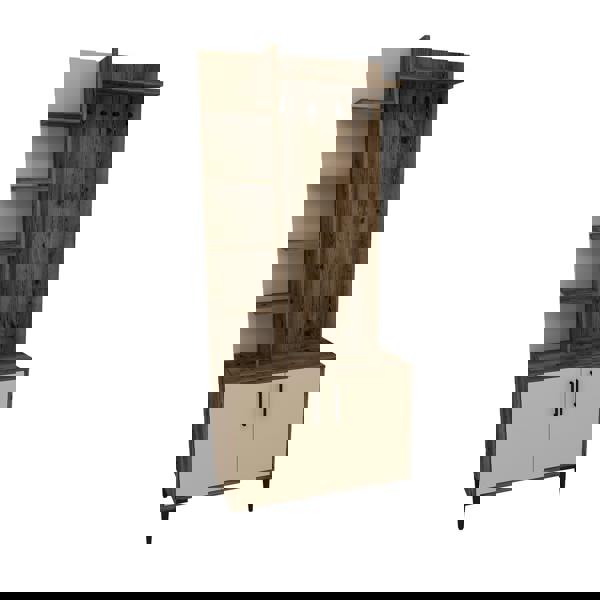 Destina Home Lefteris Hallway Coat Rack with Shelves