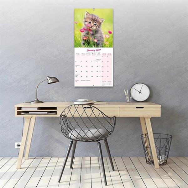 Kittens Calendar 2027, Wall Calendars, Month To View, Cats, Gift